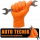 AUTO TECNIK diamantado, guante de nitrilo naranja EXTRA PROFESIONAL