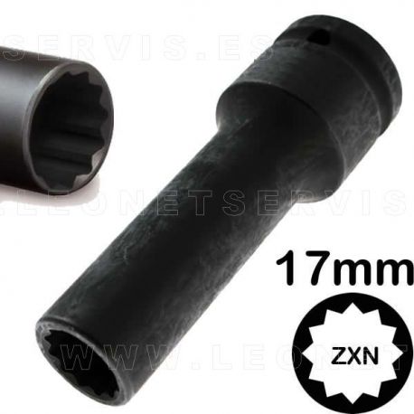 Herramienta de vaso poligonal de 12 caras.