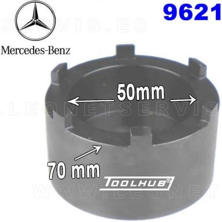 Vaso de 8 almenas EXTERIORES eje trasero y delantero camiones y remolques