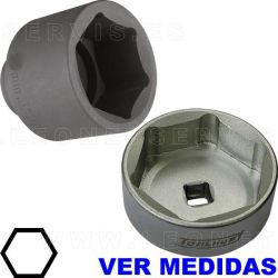 Vaso de 6 caras para vehículo industrial, remolque y otras aplicaciones