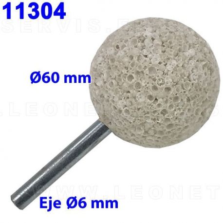 Fresa de lijado con eje de 6 mm