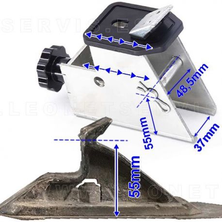 Garras para desmontar neumáticos de motocicleta en Corgh, Tecalemit, HPA Faip