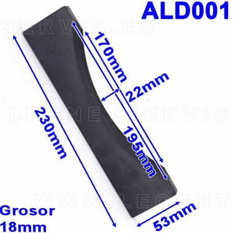 Media luna para los platos giratorios de las alineadora de direcciones