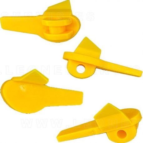 Protectores plásticos para el rodamiento de la uña de acero, 5 uds.