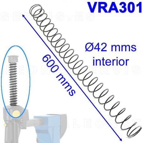 Muelle largo para la torreta de la desmontadora de neumáticos