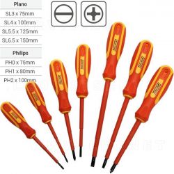 Juego de destornilladores VDE para coches eléctricos, 11 piezas, Plano, PH y PZ