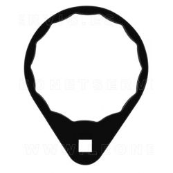 Llave para filtro de aceite 74 mm x 14 Caras