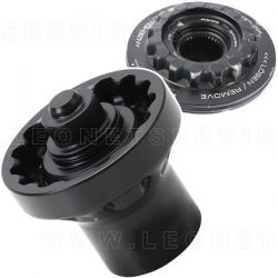 Vaso de ruedas para tuerca central de Porsche