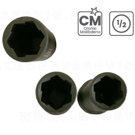 Juego de vasos para quitar tuercas de ruedas