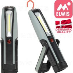 Elwis C600R. Lámpara PROFESIONAL de LED a batería. Con foco al frente y en la cabeza