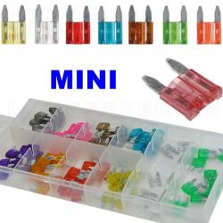 Surtido de fusibles MINI para automoción con 100 piezas