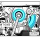 Llave para sujetar la polea del cigüeñal en motores VAG 1.8 / 2.0 TFSi – FSi