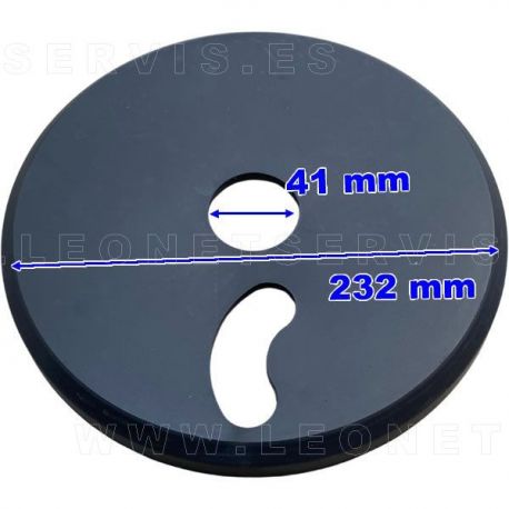 Cubierta de goma para el plato de desmontadoras Hunter, Butler, Ravaglioli...