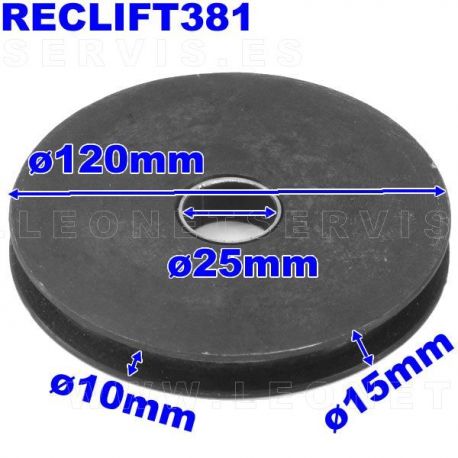 Polea de elevador de coches electrohidráulico