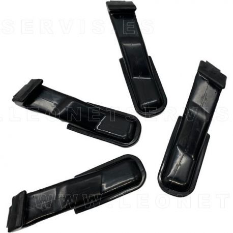 Cubierta para garra de acero compatible con Sicam, Bosch, Accu Turn, Facom, Beissbarth, Tecalemit,GS Boxer.... 4 unidades