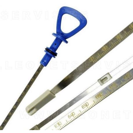 Varilla de cala para medir nivel de aceite de motor de Mercedes Benz, color AZUL
