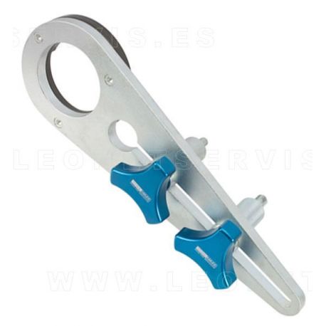 Llave para sujetar polea de cigüeñal de BMW