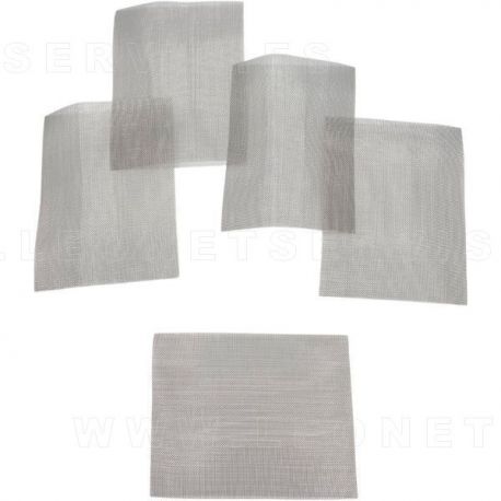 Malla metálica de refuerzo (5 uds) para las soldaduras en plásticos