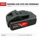 Batería recargable de Ion Litio, de 20V y 1500 mAh