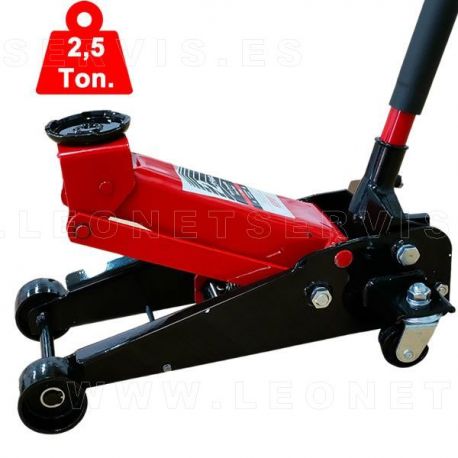 Gato de carretilla de taller de 2,5 toneladas