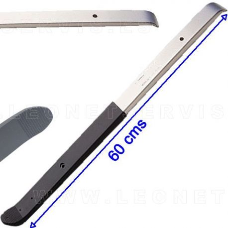 Palanca desmontable protegida con protector plástico vulcanizado integrado, 60 cms.