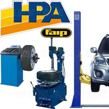 Recambios para elevadores, desmontadoras y equilibradoras de la marca HPA FAIP