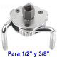 Llave de filtros de aceite con 3 garras