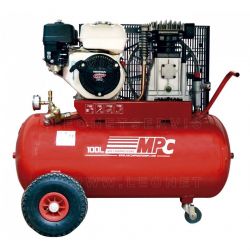 Moto compresor de aire a gasolina 5 HP, 100 litros
