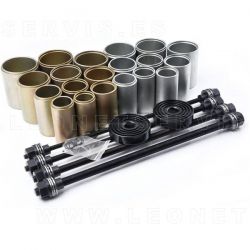 Juego universal para quitar e instalar rodamientos y silentblocks y retenes. 27 piezas