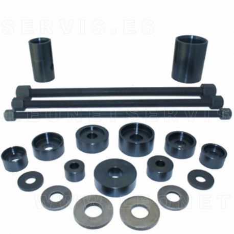 Juego de extractor montador de silent-blocks de ballestas