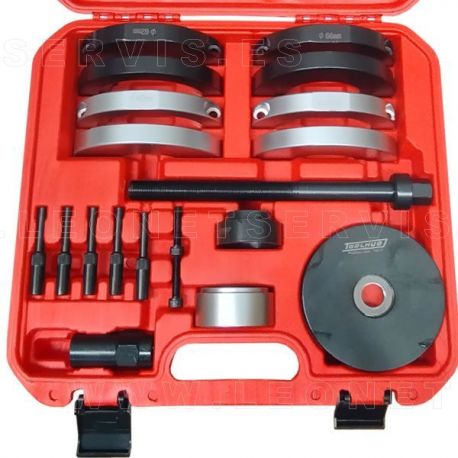 Juego para extraer e instalar bujes de 2ª generación en VAG. Medidas 62 y 66 mm
