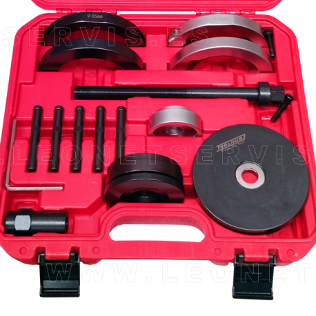 Juego para extraer e instalar bujes de 2ª generación en VAG. Medida 85 mm