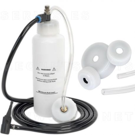 Sangrador de frenos y embragues para usar con el aire de un neumático