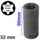 Boca larga de impacto 32 EPL TORX PLUS,  3/4"