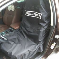 Fundas lavables para asientos, volante,  palanca de cambios y freno de mano. 4 piezas