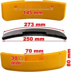 Cubierta de pala destalonadora compatible Bright y sus importadores. 1 unidad