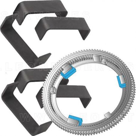 Juego de 6 horquillas para el montaje y sincronización del grupo planetario