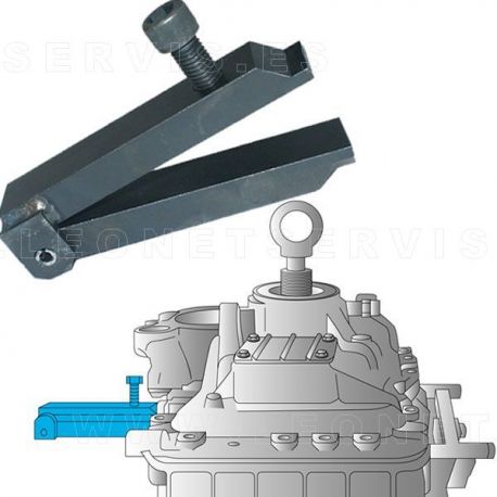 Pinza para desmontar la tapa RANGE de la caja VT VOLVO-RENAULT