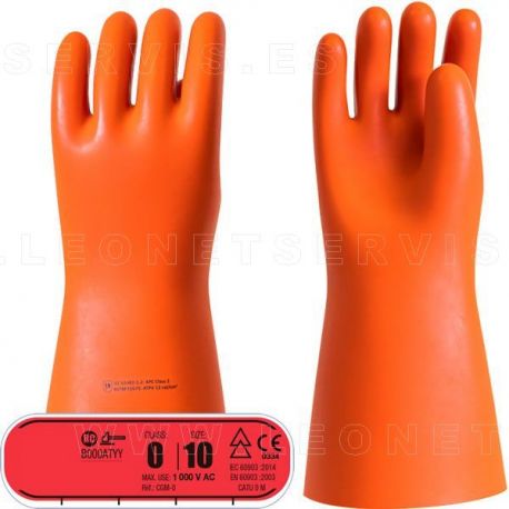 Guantes aislantes con protección mecánica y Arc Flash, Clase 0 - 1 000 V C