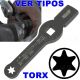 Llave de golpeo E18 TORX para aflojar tuercas de caliper