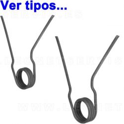 Muelle en "V" para pedal para desmontadora de neumáticos