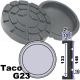 G23 Taco de goma de 148 mm para elevadores Ravaglioli...
