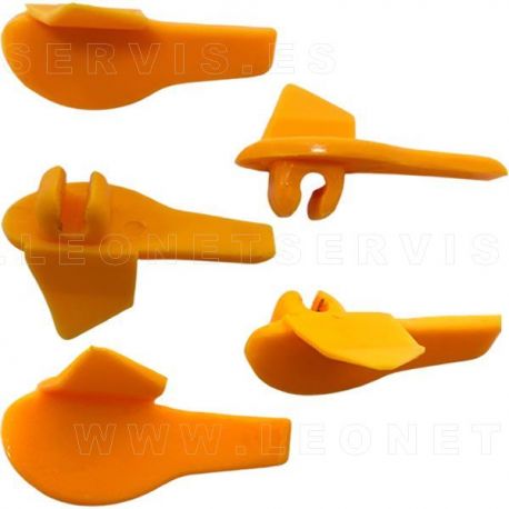 Protectores de plástico deslizante para la uña de acero de las desmontadoras