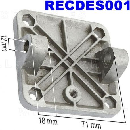Tapa del cilindro neumático de las garras de la destalonara de la desmontadora de neumáticos