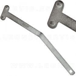 Llave para tensar la correa auxiliar en Ford 2.2 D