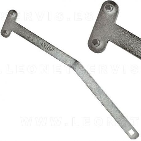 Llave para tensar la correa auxiliar en Ford 2.2 D