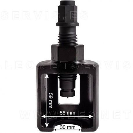 Extractor de rótulas para vehículos comerciales. Con ventana. 30mm