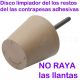 Disco de goma para limpiar la llanta tras levantar las contrapesas adhesivas