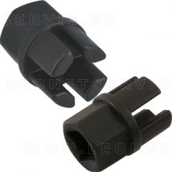 Llave para retirar el tapón del radiador con ranura en forma de cruz