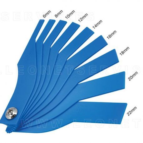 Galgas para medir las pastillas de freno de camión y vehículos industriales